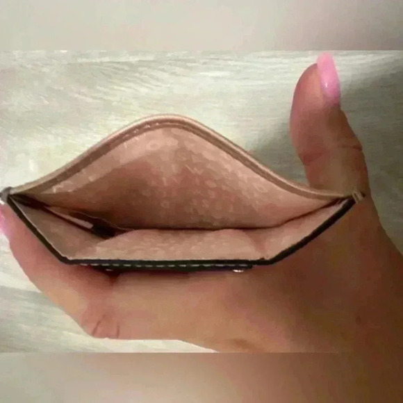 Kate Spade Rose Gold Metallic Card Holder Wallet - Picture 5 of 5